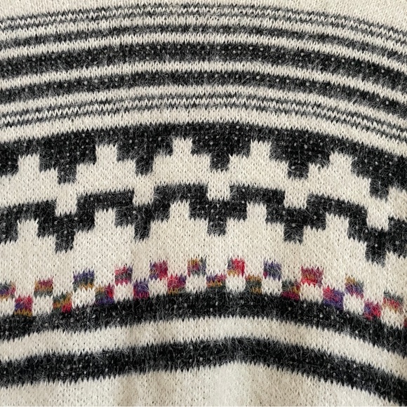 Anthropologie Akemi + Kin Olivia Western Aztec Poncho Cardigan One Size Comfy - Picture 4 of 9